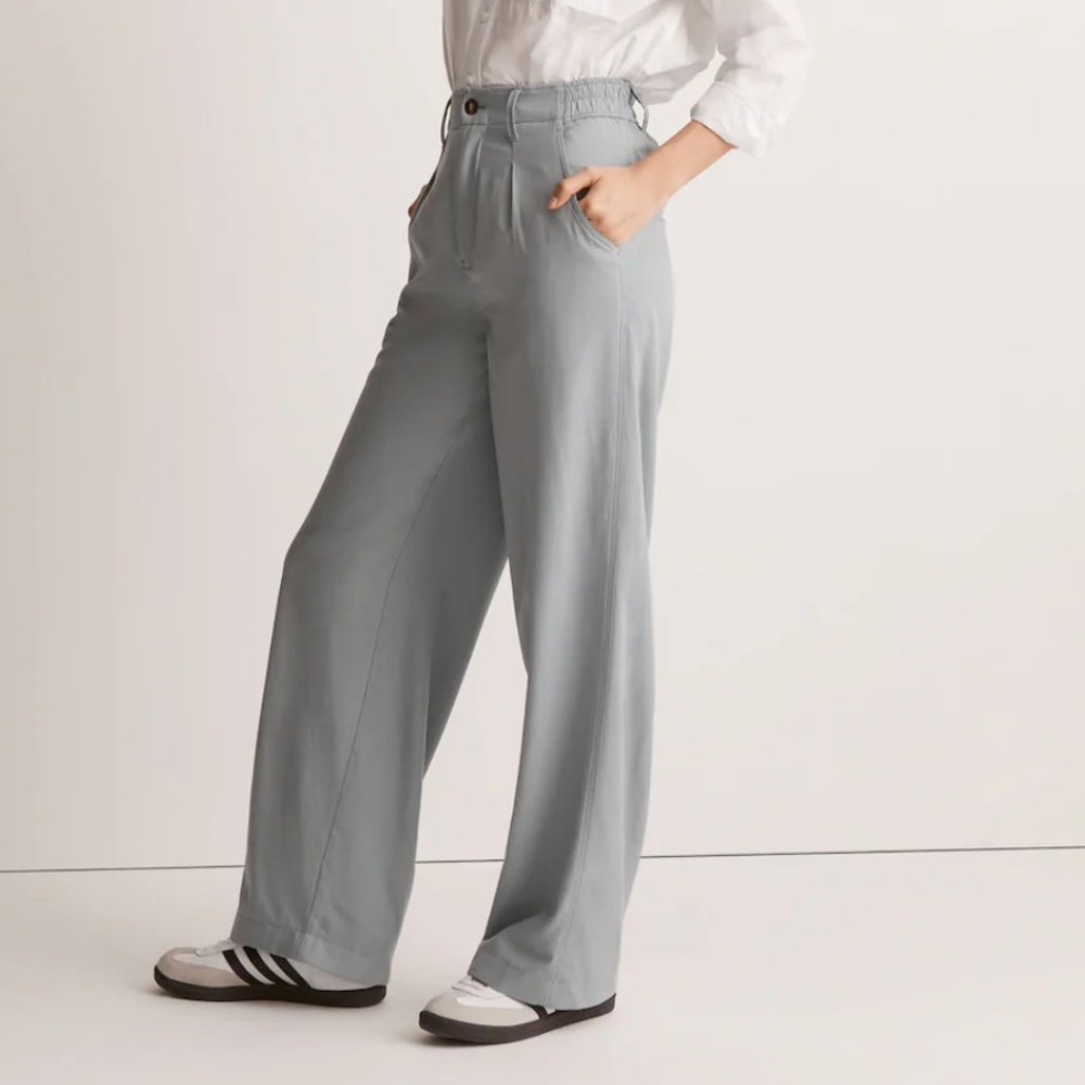 Madewell The Neale Straight-Leg Pant in Drapeweave